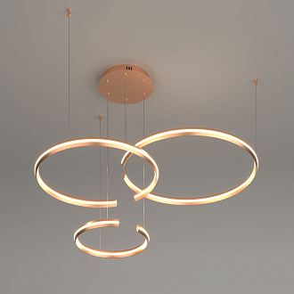 Светильник 110*88*90 см, *LED, 160W, 4200 Eurosvet Gap 90180/3, золото