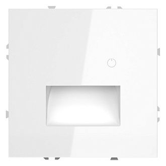 Подсветка светодиодная встраиваемая Voltum S70 с датчиком, белый  пластик  VLS070701