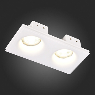 Встраиваемый светильник из гипса 20*10 см, 100W, ST LUCE ST254.328.02 Белый
