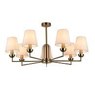 Люстра 85*85*41,5 см, 7*E14 Gerhort G11106/7BRS WT, Бронза;Прозрачный