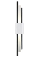 Бра 59 см, 6W, 3000K Crystal Lux CARTA AP6W LED WHITE/CHROME Белый/хром