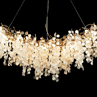 Люстра 150*70 см, 15*G9*W, Loft It 10066/1500 GB Fairytree, Темное золото