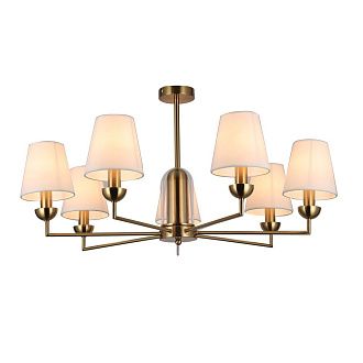 Люстра 85*85*41,5 см, 7*E14 Gerhort G11106/7BRS WT, Бронза;Прозрачный