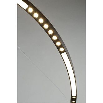 Подвесной светильник 80*60-130 см, 1*LED, 43W, 4000K, Aployt Noella APL.051.03.43, черный