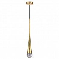 Подвесной светодиодный светильник Odeon Light Gota 4278/1, золотое фольгирование
