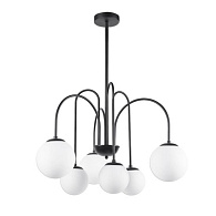 Люстра 75*63 см, 6*E14*40W  Arte Lamp Mebsuta A1675LM-6BK черный