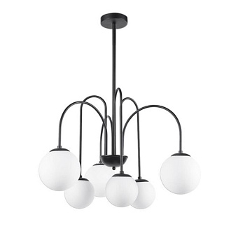 Люстра 75*63 см, 6*E14*40W  Arte Lamp Mebsuta A1675LM-6BK черный