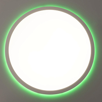 Светильник с пультом 40*2,5 см, LED+RGB 40W, 3000-5000K CL738320EL Бейсик Лайн Белый  