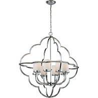 Подвесная люстра Vele Luce Ortico VL1103L08, хром, диаметр 76см