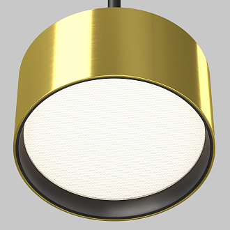Подвесной светильник *16,4 см, LED, 12W, 4000K, Maytoni Glare P102PL-12W4K-BS, Латунь
