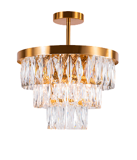 Люстра 400*430, 6*E14, 40W NewRgy Cristallo 2431P/6A PT BRS, PT BRS