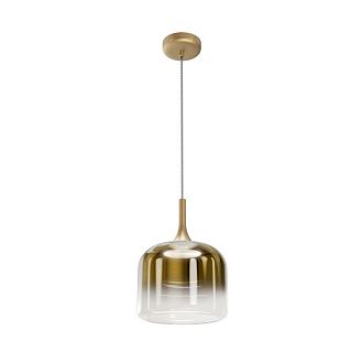 Подвесной светильник 26*26*339,5 см, LED*12W, 3000K, Maytoni Spirito MOD286PL-L18G3K, золотой