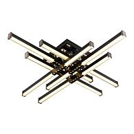 Светильник 77*77*13 см, LED*80W, 3000-6000K, Modelux  MDL.9376.700CL BK, Чёрный, Хром