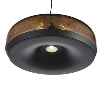 Подвесной светильник 34*200 см, LED, 42W,  3000К, ST-Luce Ripple SL6014.603.01 черный