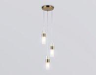 Подвесной светильник **42,5-120 см, 3*E14*40W, K, Ambrella Light High Light LH55112, латунь