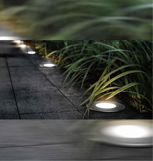 Встраиваемый светильник 6,5*7,5 см, 1*LED*3W 4200K Arte Lamp Piazza A6103IN-1SS матовое серебро, вр 5 см