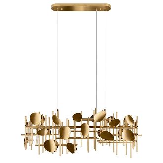 Подвесная люстра 85 см, Loft IT Escama 10396/850R, золото