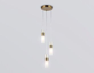 Подвесной светильник **42,5-120 см, 3*E14*40W, K, Ambrella Light High Light LH55112, латунь