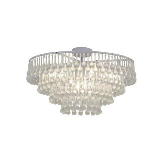 Подвесная люстра 60*31,5-76 см, 8*E14, 60W, Favourite Boonden 4604-8P, белый