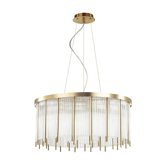 Подвесная люстра Odeon Light York 4788/10, диаметр 70 см, золото