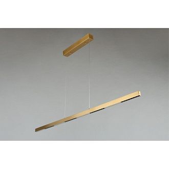 Линейный светильник 120*5*40-130 см, 1*LED, 28W, 4000K, Aployt Noella APL.051.13.28, латунный