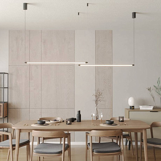 Корпус накладной с драйвером для подвесного горизонтального монтажа светильников 359343-359358 8-24W Novotech VITZ 359360, черный