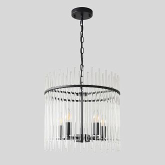 Люстра 40 см, Crystal Lux CLARO SP5, черный