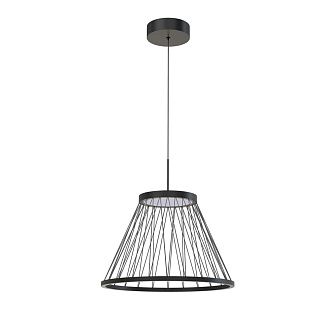 Подвес 40*40-150 см, 4*LED, 12W, 4000K, Favourite Fibra 4633-4P, черный матовый