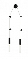 Светильник 15*60*53/150 см, 2*E14 40W Черный Stilfort Satori 2161/02/02WP