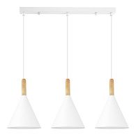 Светильник подвесной 65*19*31,5/180 см, 3*E27 EVOLUCE Arket SLE1255-503-03 белый
