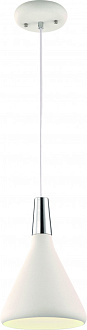 Подвес ArteLamp A9154SP-1WH, белый/хром