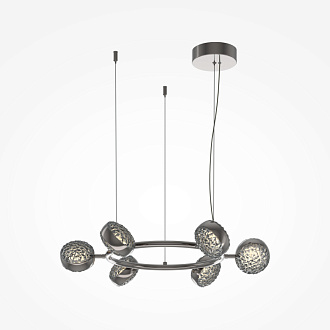 Светильник 78 см, 60W, 3000K, Maytoni Mind MOD299PL-L60BC3K, черный хром