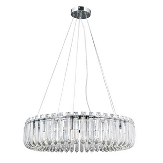Подвесная люстра 60*16 см, 10*G9, 50W, Arte Lamp Mayotte A1071SP-10CC хром