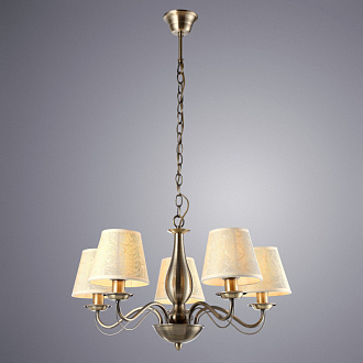 Подвесной светильник Arte Lamp A9368LM-5AB бронза, диаметр 60 см