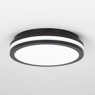 Светильник 23*5 см, 18W, 3000-4000-6500K Citilux CL711011V LUNS Черный  IP64