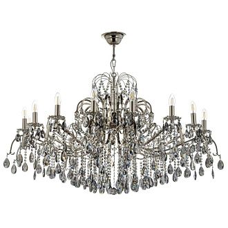 Люстра *122*70 см, 16*E14*40W, Dio D`arte Alessandria Nickel Alessandria E 1.1.L.16.601 N, никель