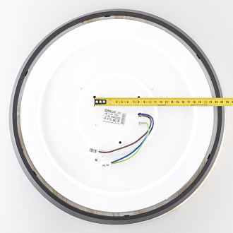 Светильник 42 см, 48W, 3000-5500K с пультом Citilux CL754351G BONNY Черный+Клен LED
