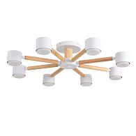 Люстра 72*15-15 см, 8*GX53 LED*7W, Lumion Vudi LUM8306/8C, белый; бежевый