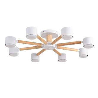 Люстра 72*15-15 см, 8*GX53 LED*7W, Lumion Vudi LUM8306/8C, белый; бежевый