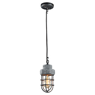 Подвесной светильник Lussole Commack GRLSP-9691, 13*45 см, серый