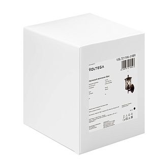 Уличное бра 19*15,5*-28 см, 1*E27*40W Voltega  VGL7211WL-01BR, Бронза