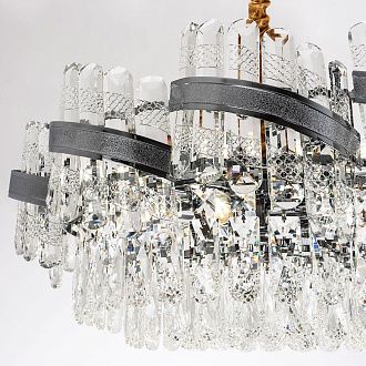 Подвесная люстра 60*60/100 см, 12*Е14 MODELUX ML.750.12 CR хром
