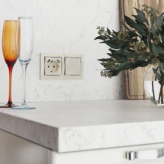 Клавиша для выключателя перекрестного (шампань) W1119011 Werkel 4690389157127