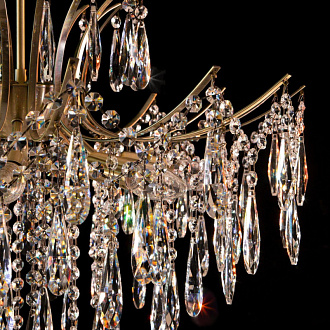 Подвесная люстра Citilux Селена CL302183, диаметр 55 см, бронза