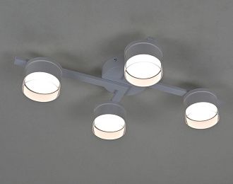 Люстра L740 x W400 x H100, мм, 4*15W (60W), WH (БЕЛЫЙ) Rilon PRD-C 1159R-4 WH