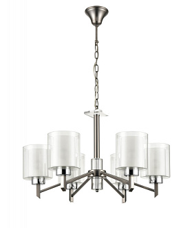 Подвесная люстра  66*85 см, 6*E27 серый Vele Luce Felice VL1425L06