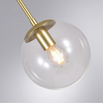 Подвесной светильник 15*28 см, 1*E14 золотистый Arte Lamp Volare A1915SP-1GO