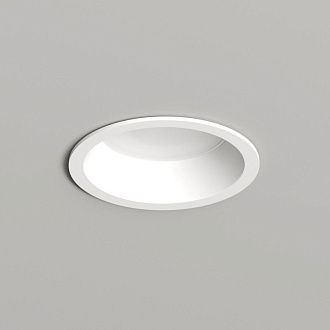 Влагозащищенный светильник 8,2*8,2*4,5- см, 1*GU5.3*15W, Denkirs Deep DK3103-WH, белый пластик, вр 7,5 см