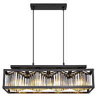 Подвесной светильник Lussole LSP-8729, 70*40 см, черный