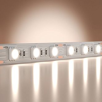 Светодиодная лента Base 12В 5050 14,4Вт/м 6000K 5м IP 20 201185 Maytoni Technical, цена за метр, катушкой по 5 м